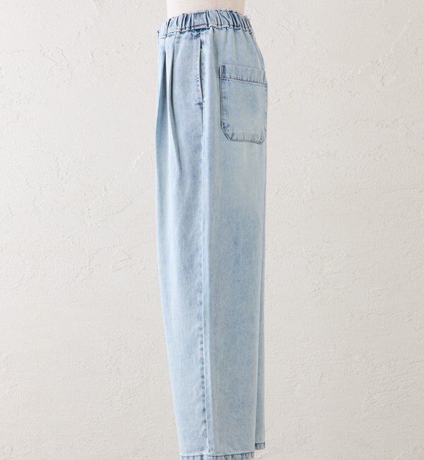  「リヨセル混デニムツータックイージーパンツ」|その他|