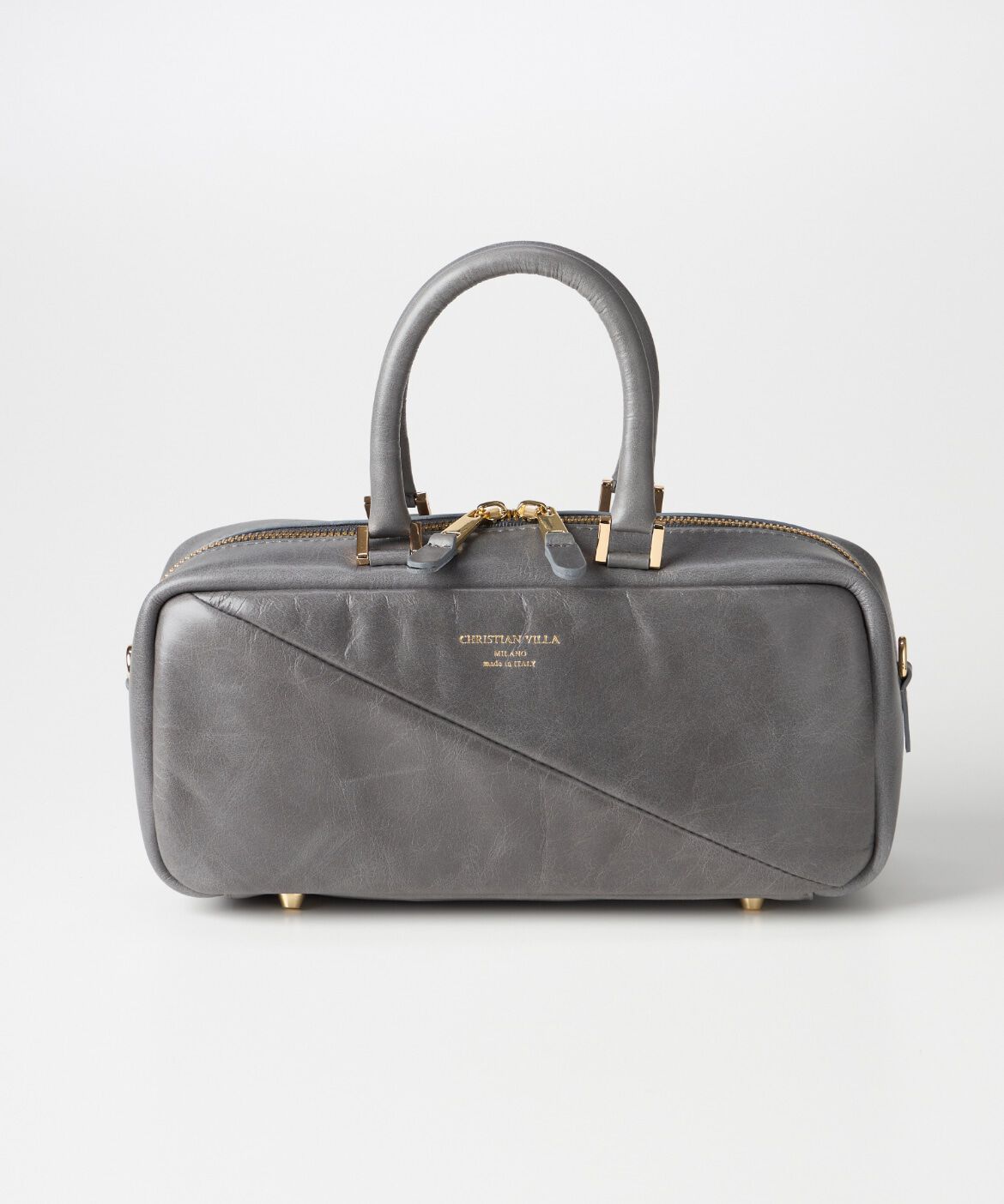 INED「《SUPERIOR CLOSET》スクエアボストンショルダーバッグ《CHRISTIAN VILLA》」|ボストンバッグ|