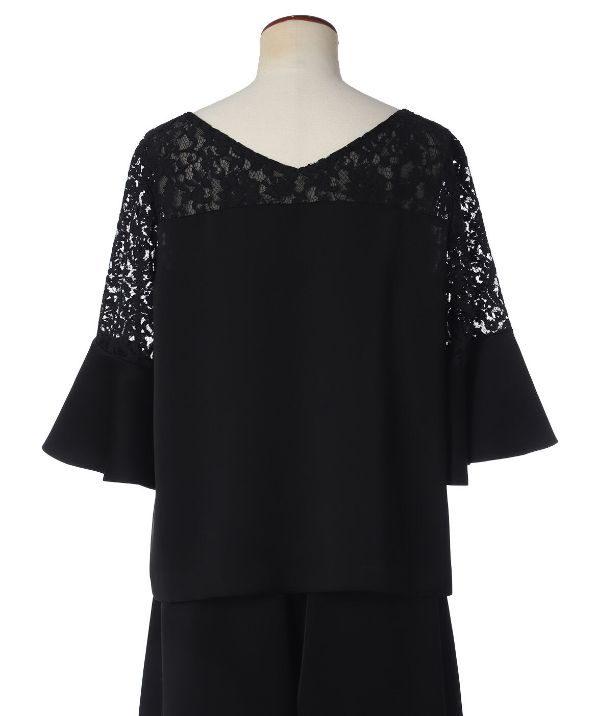 Maglie le cassetto「《M Maglie le cassetto》レースドッキングブラウス」|シャツ・ブラウス|