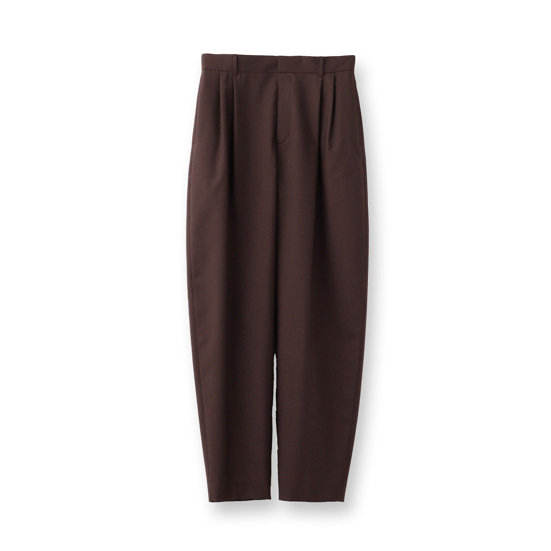 UNTITLED「【オンオフ使える/セットアップ可能】トロピカルウール カーブテーパードパンツ」|その他|