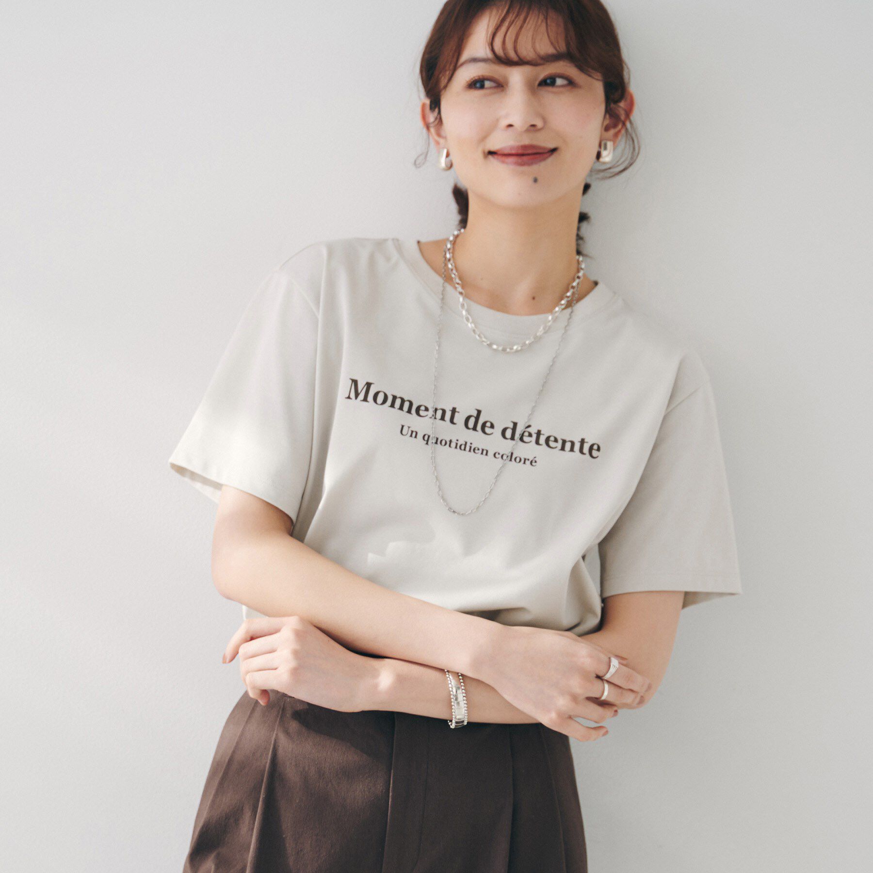 UNTITLED「【洗える】ロゴTシャツ」|Tシャツ・カットソー|