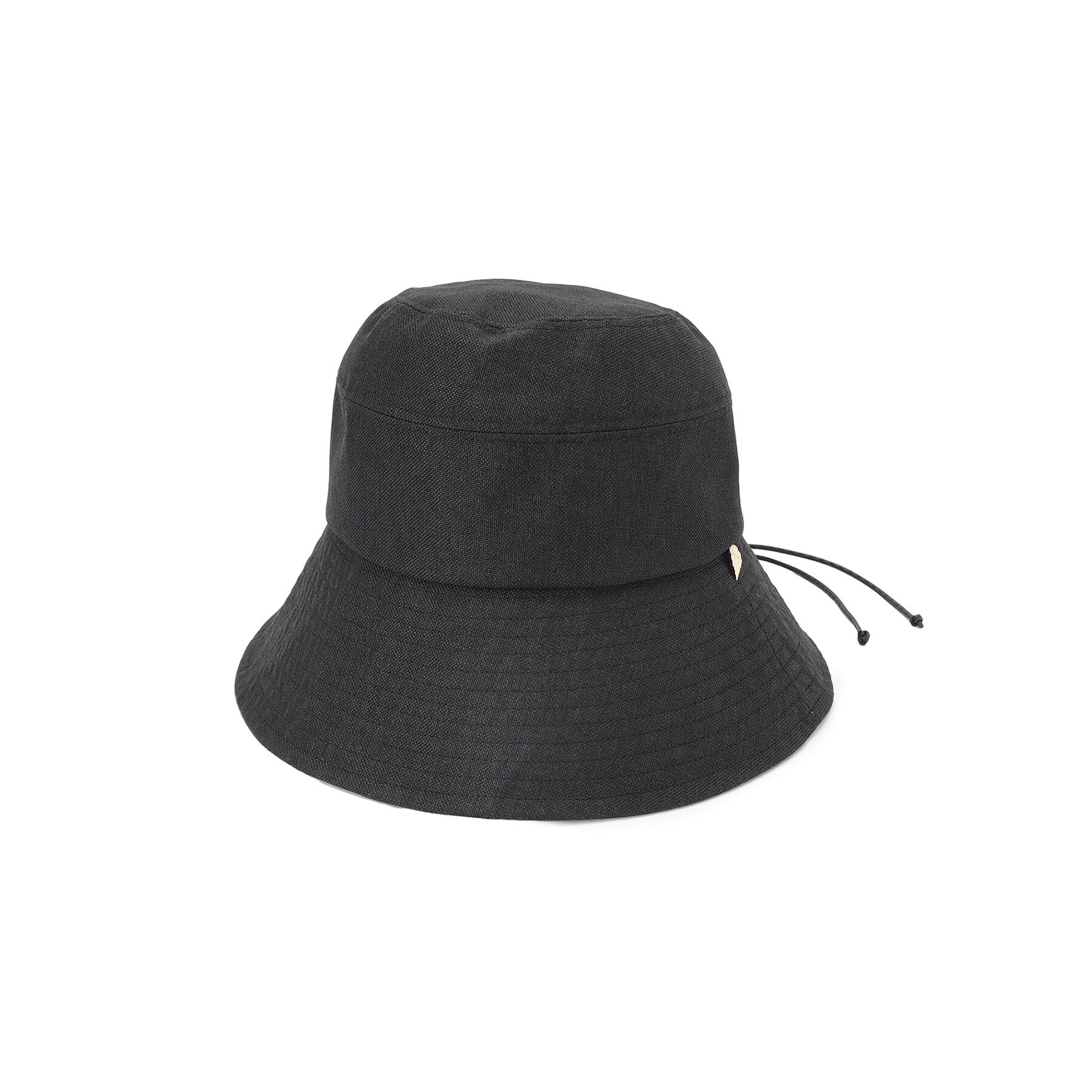 COUP DE CHANCE「【洗える／UV高カット／サイズ調整可】ステッチハット」|ハット|ブラック(019)