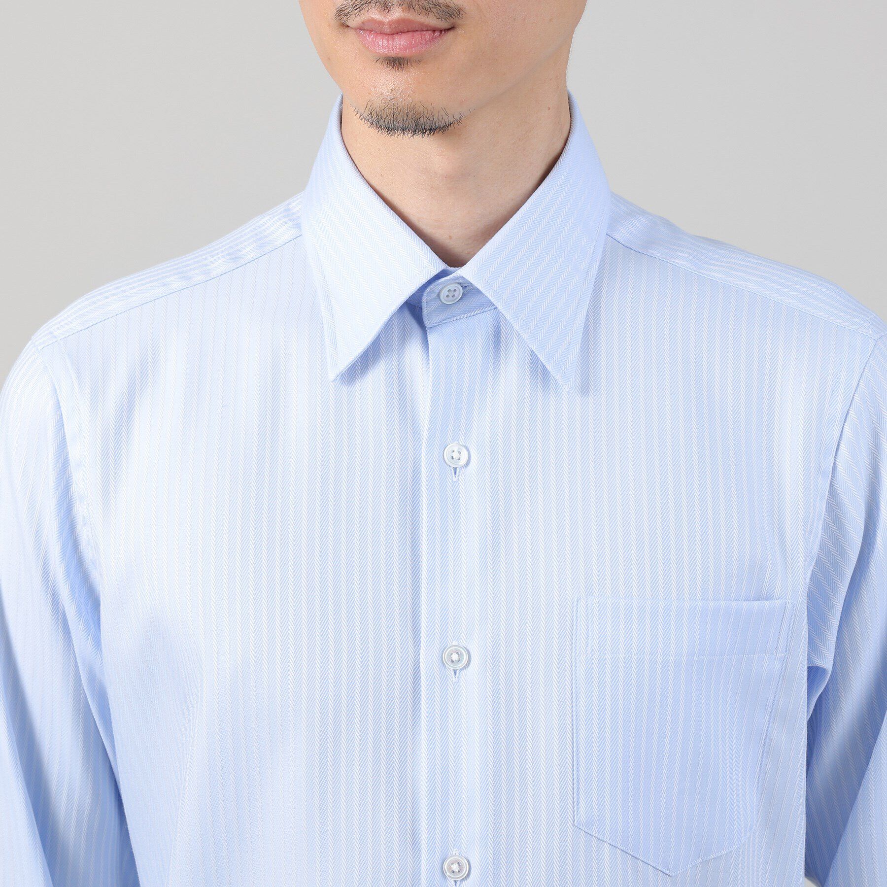 TAKEO KIKUCHI「ドビーストライプ ビジネス シャツ」|シャツ・ブラウス|