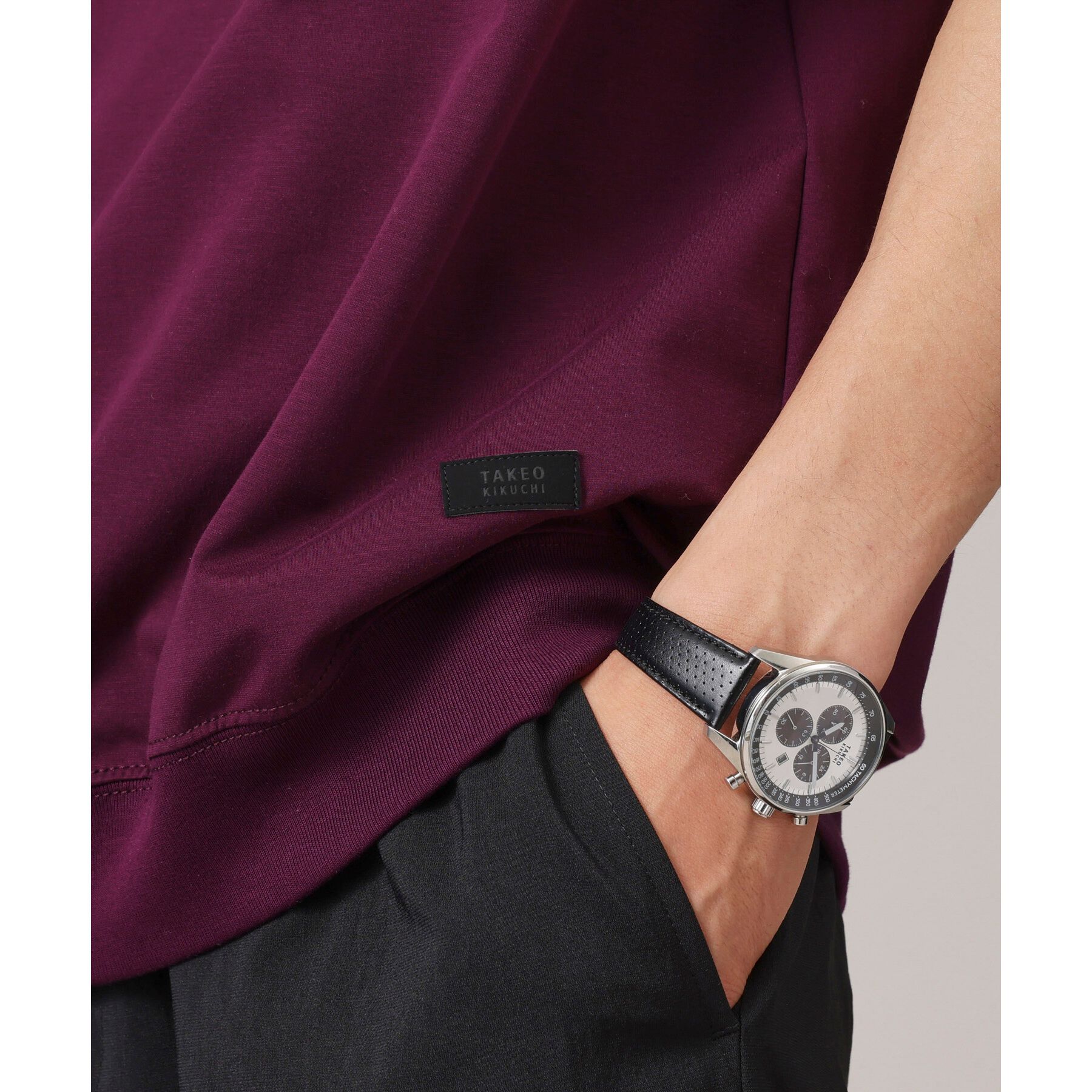 TAKEO KIKUCHI「【抗菌防臭／5サイズ展開】ハイゲージポンチ Tシャツ」|Tシャツ・カットソー|