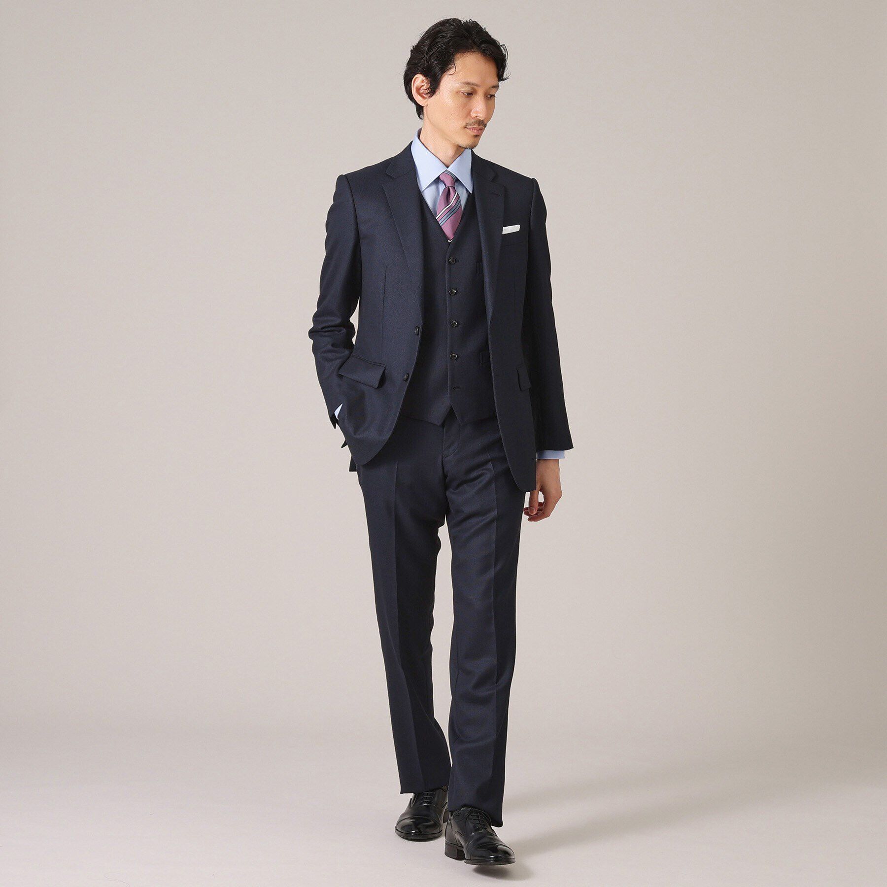 TAKEO KIKUCHI「【3ピース対応】バーズアイ ベスト」|スーツ|