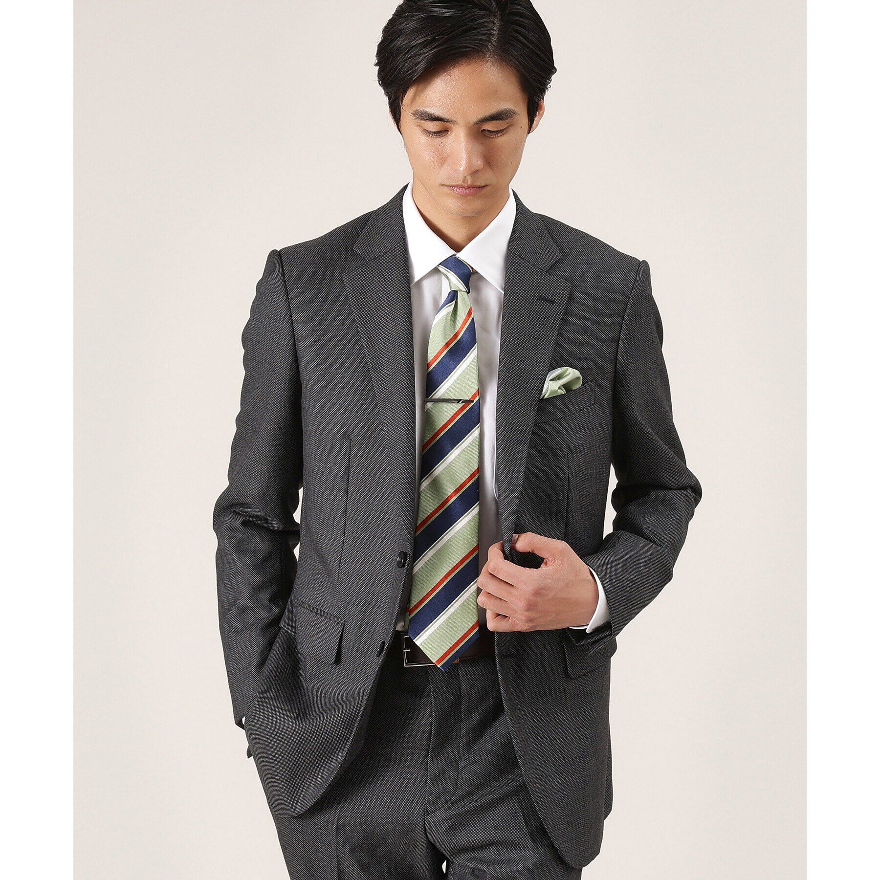 TAKEO KIKUCHI「【セレモニー対応】サテン4面パネル ポケットチーフ」|バンダナ・スカーフ|