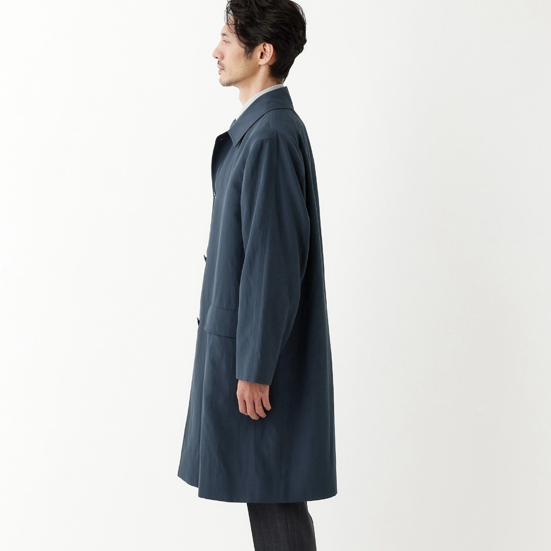 TAKEO KIKUCHI「【THE FLAGSHIP】ステンカラー スプリング コート」|ステンカラーコート|