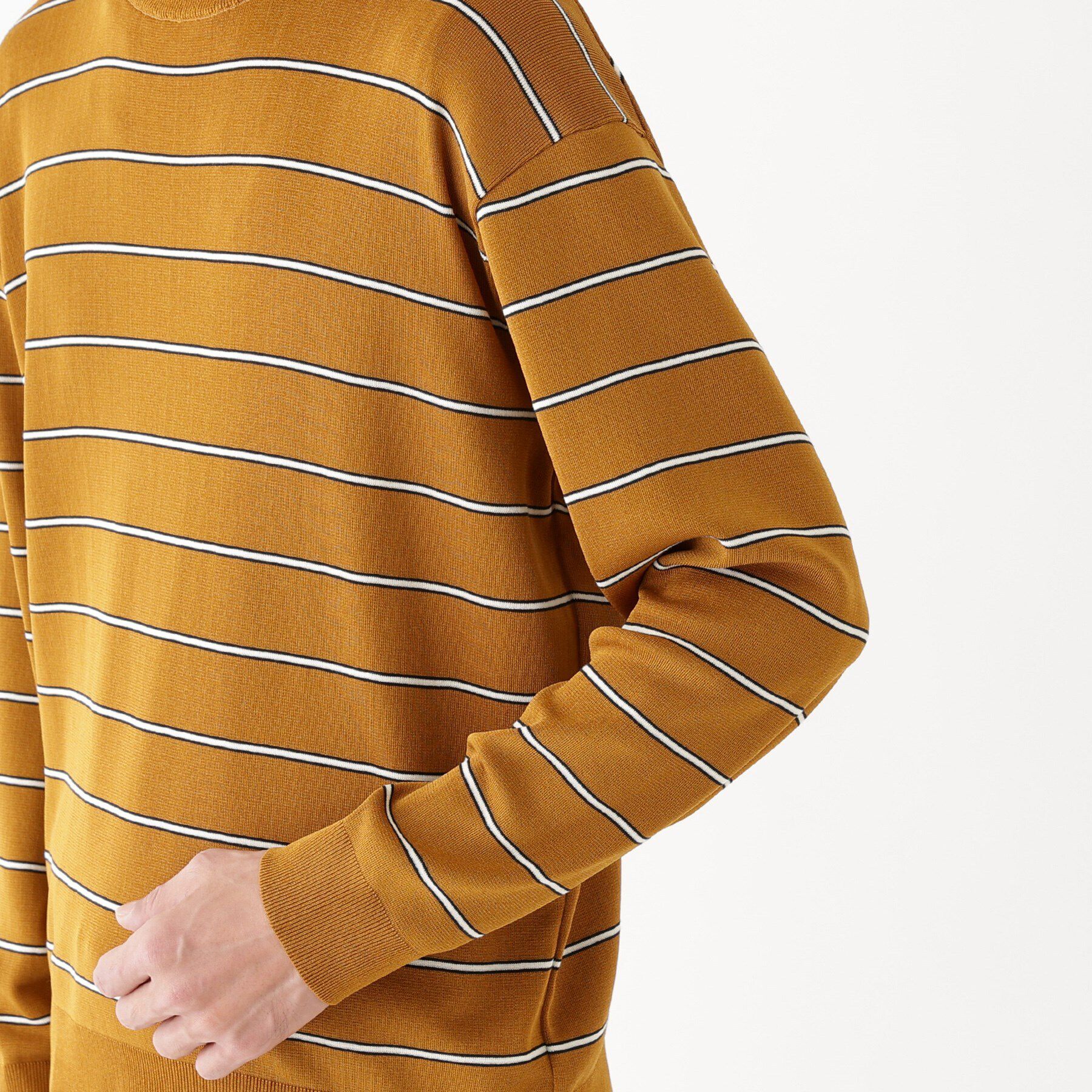 TAKEO KIKUCHI「【THE FLAGSHIP】ボーダー プルオーバー ニット」|ニット・セーター|