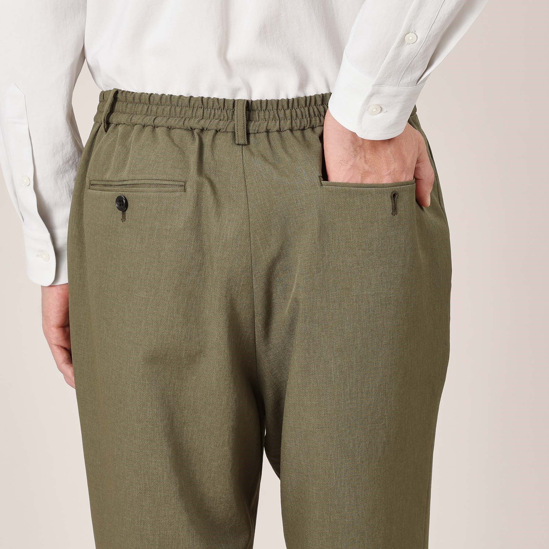 TAKEO KIKUCHI「【多機能】リネンライクカルゼ イージーパンツ」|その他|