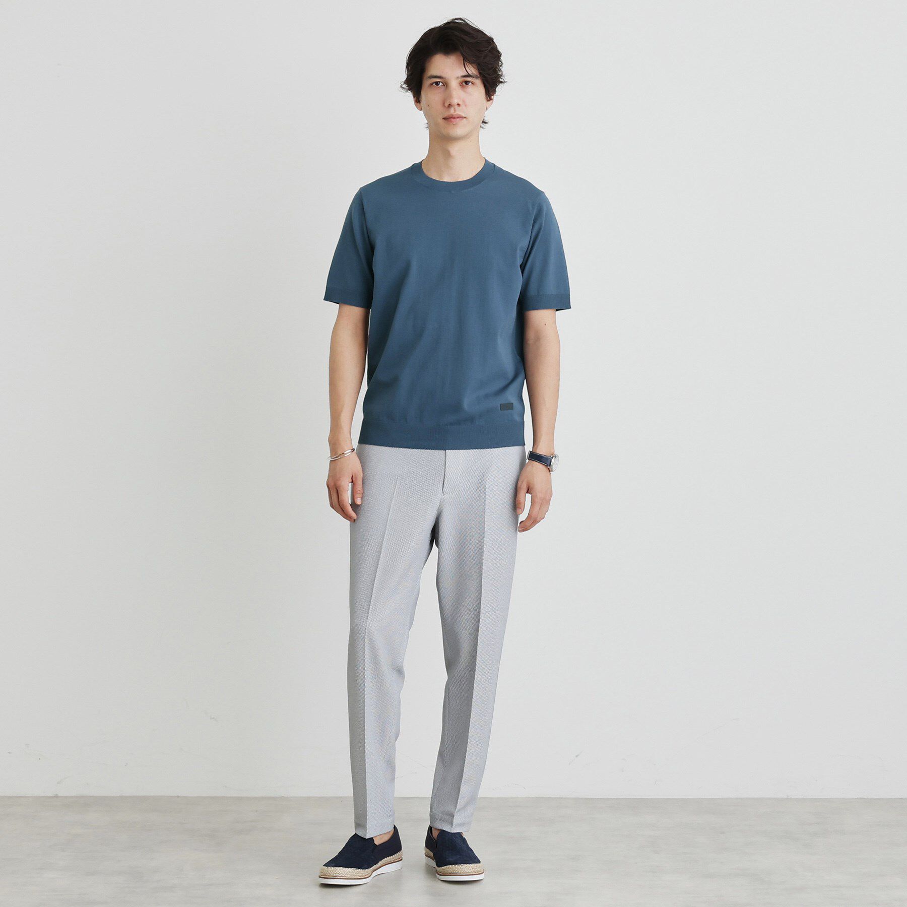 TAKEO KIKUCHI「テーラードニット プルオーバー」|Tシャツ・カットソー|