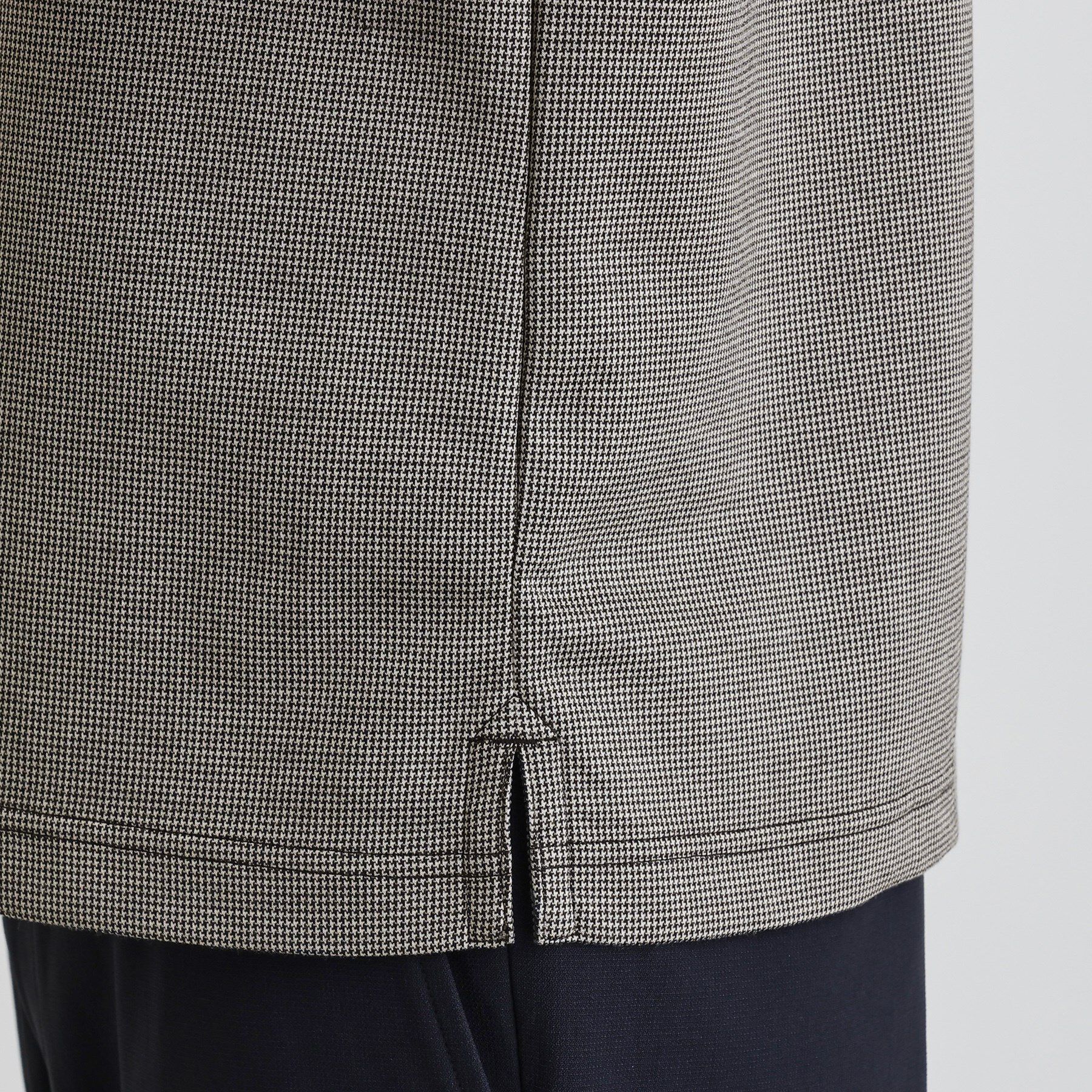 TAKEO KIKUCHI「千鳥柄ポロシャツ」|ポロシャツ|