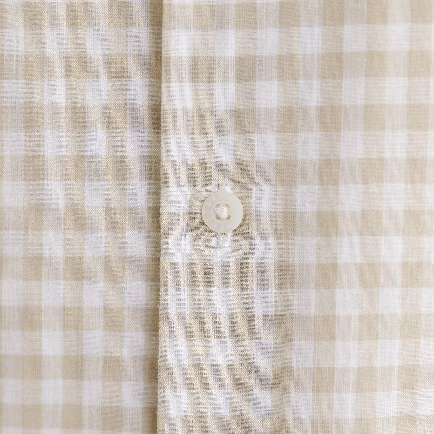 TAKEO KIKUCHI「【LIMITED】ワンポイント刺繍 綿麻チェック 半袖シャツ」|シャツ・ブラウス|