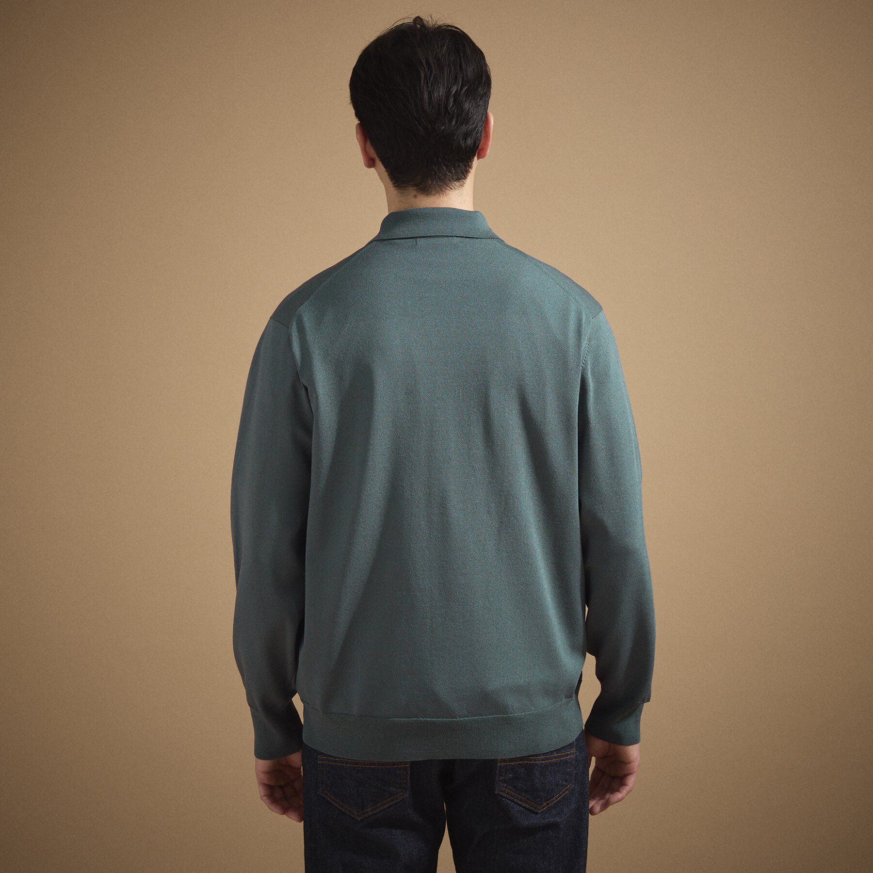 TAKEO KIKUCHI「ポロ ニットシャツ カーディガン」|カーディガン|