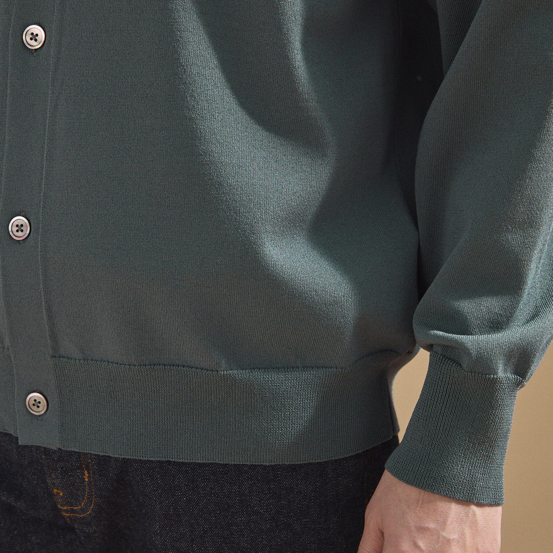 TAKEO KIKUCHI「ポロ ニットシャツ カーディガン」|カーディガン|