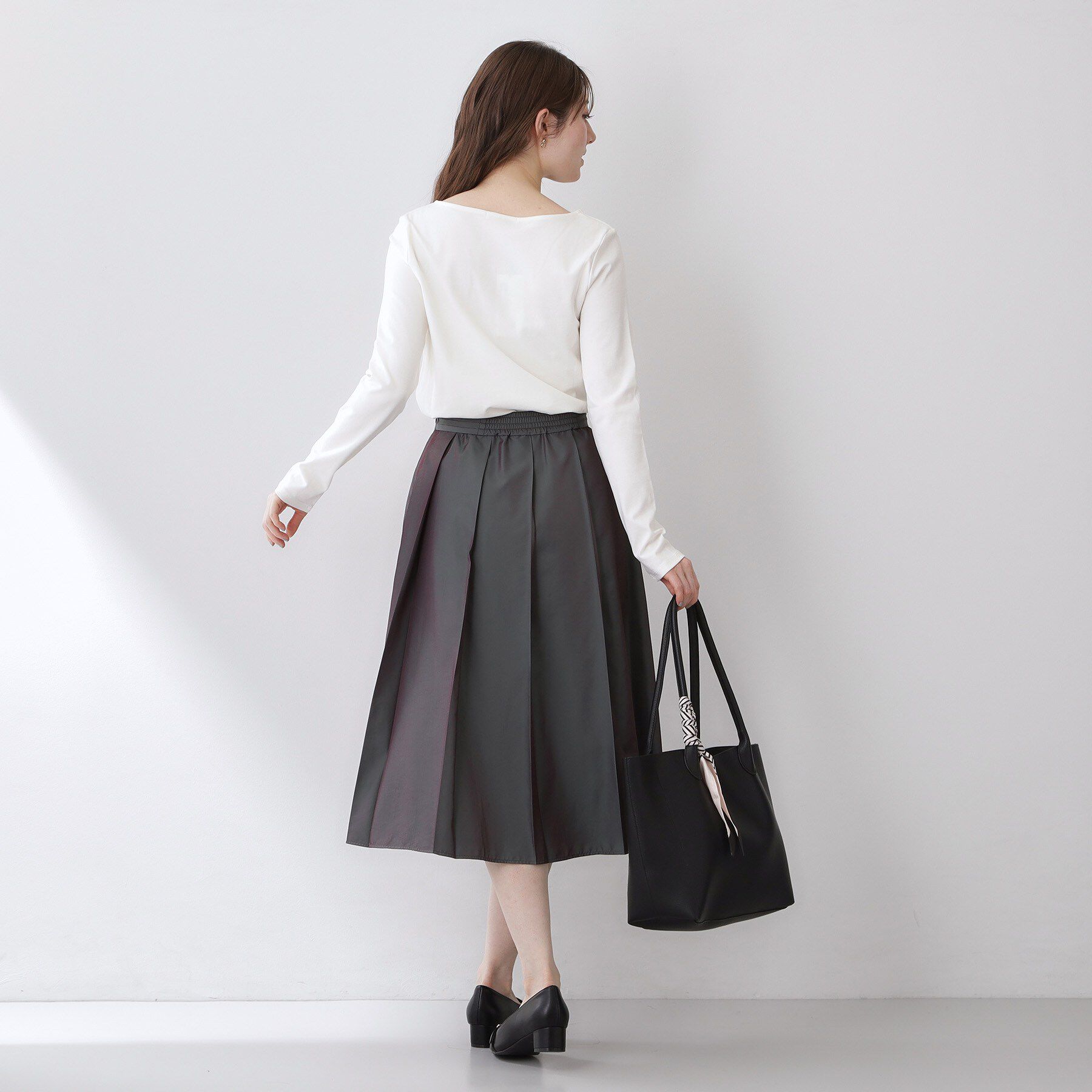 index「タックフレアスカート【洗濯機OK】」|スカート|