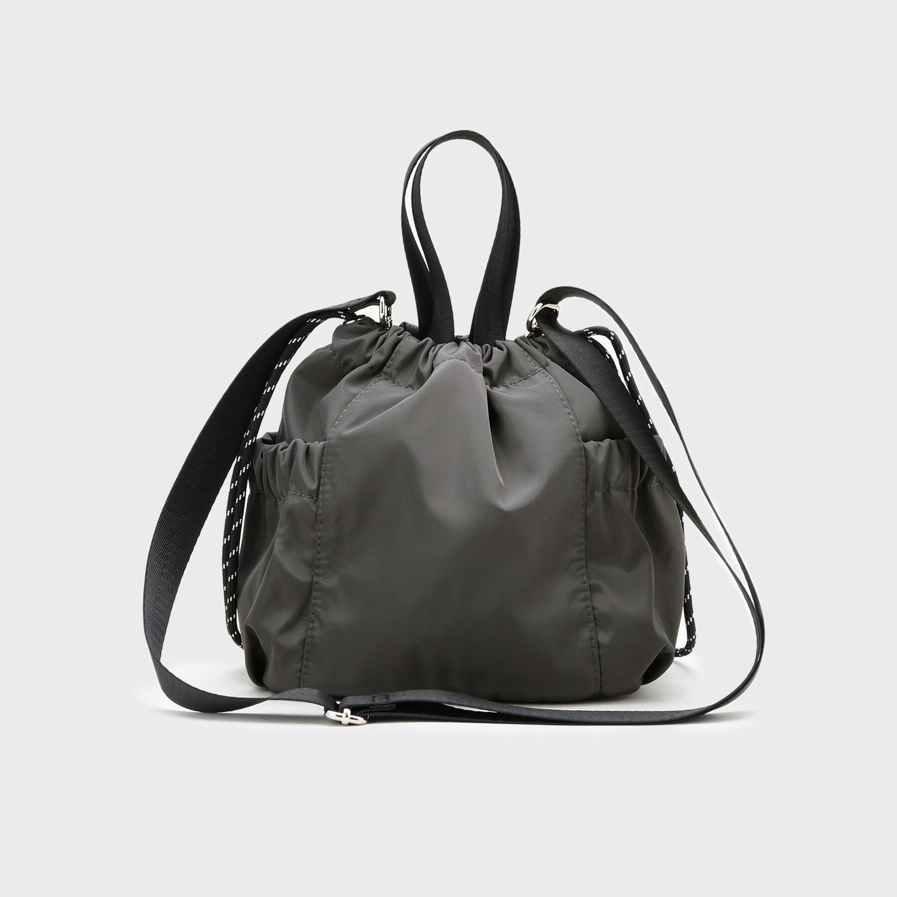 OPAQUE.CLIP「2WAYサイドポケット 巾着ミニショルダー」|ショルダー・メッセンジャー|