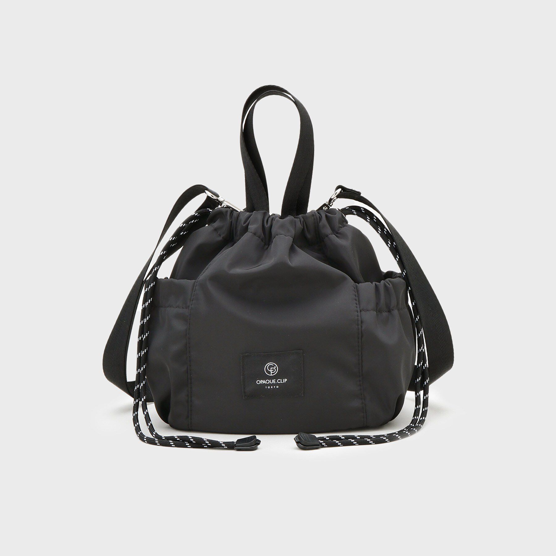 OPAQUE.CLIP「2WAYサイドポケット 巾着ミニショルダー」|ショルダー・メッセンジャー|