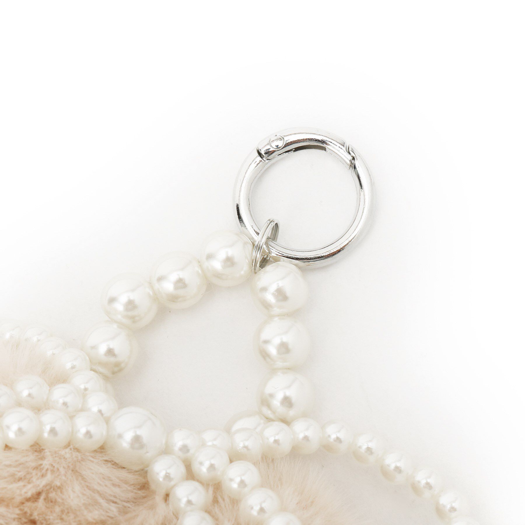 Couture broach「ハートフェイクファーチャーム」|キーケース|