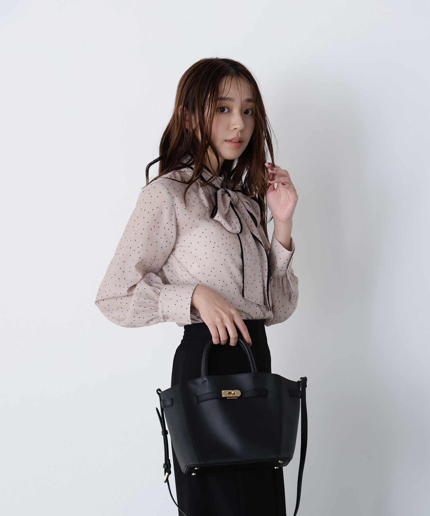  「トライカラーコンビバケットバッグ」|ショルダー・メッセンジャー|