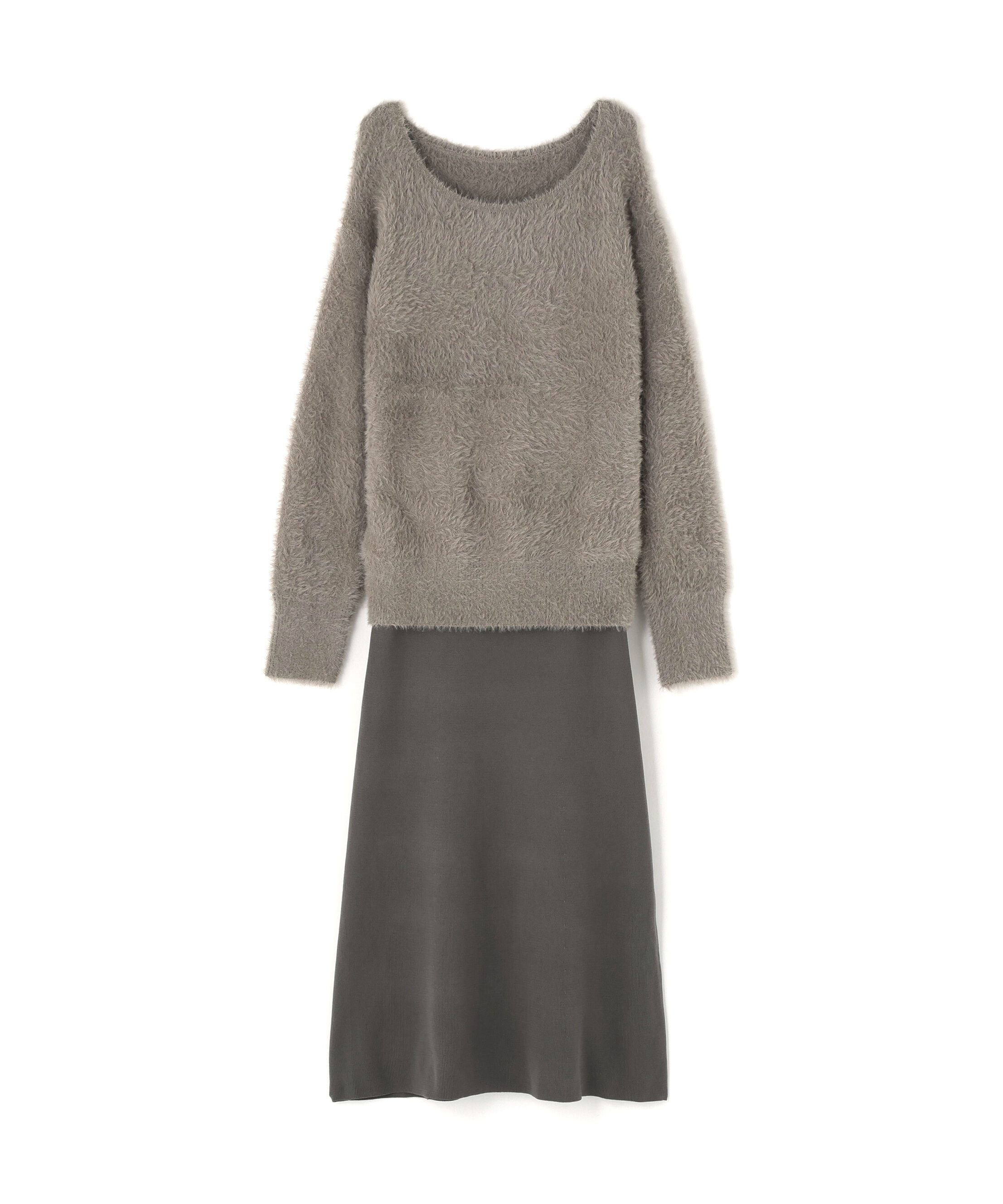  「フェザーニットセットアップ」|ワンピース|