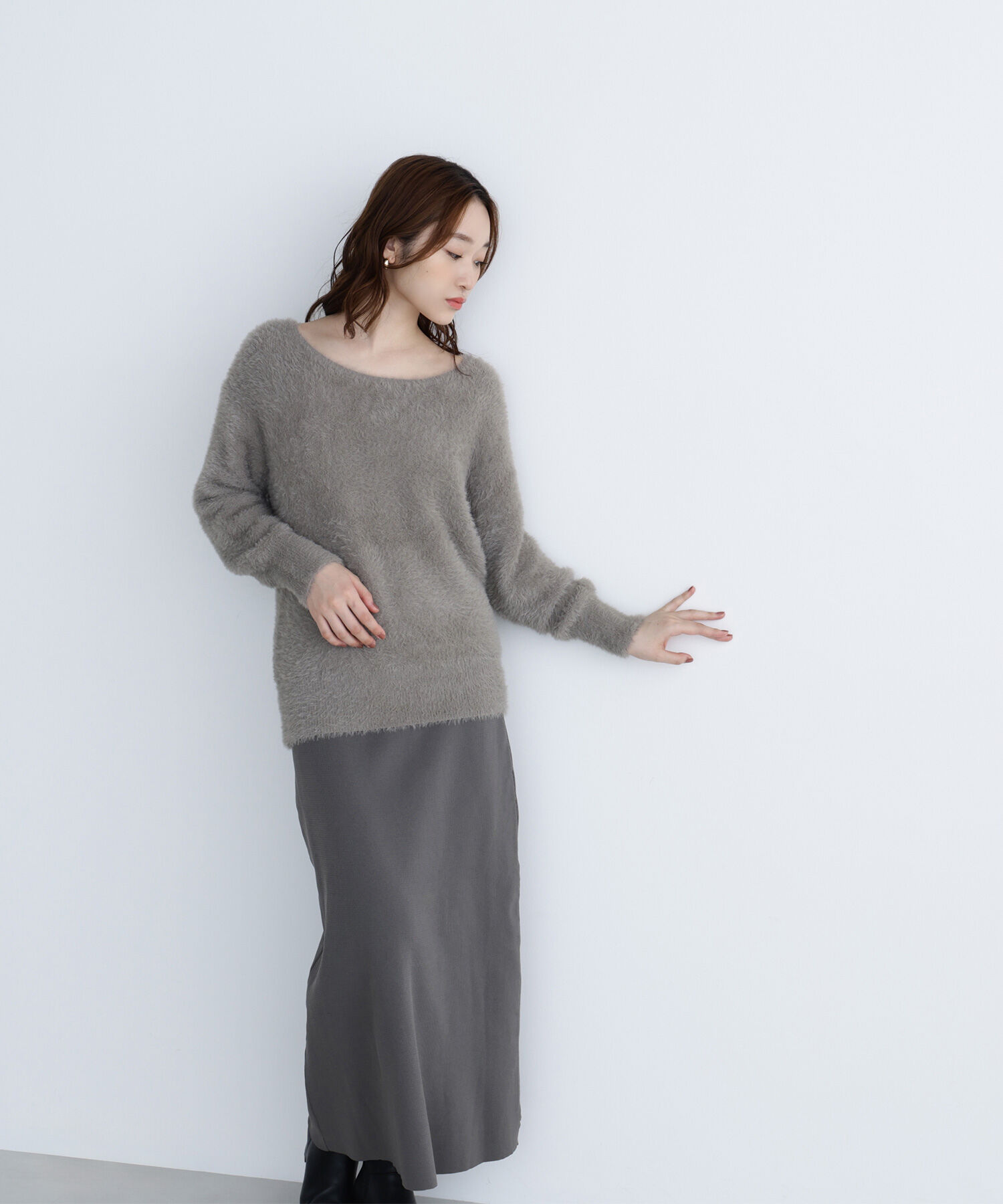  「フェザーニットセットアップ」|ワンピース|