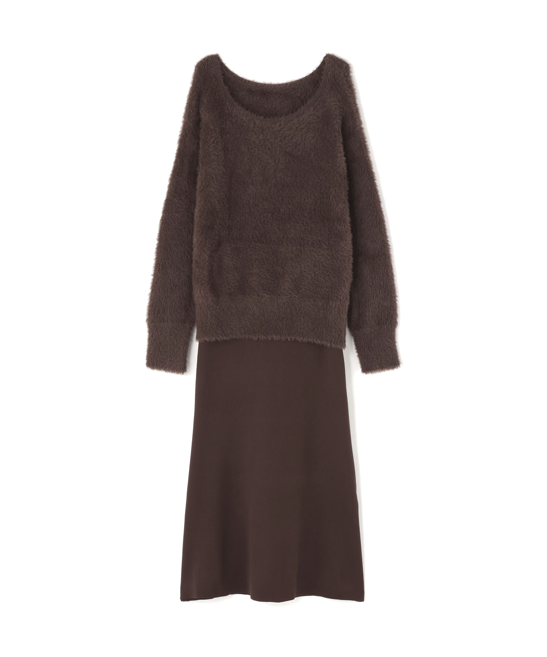  「フェザーニットセットアップ」|ワンピース|