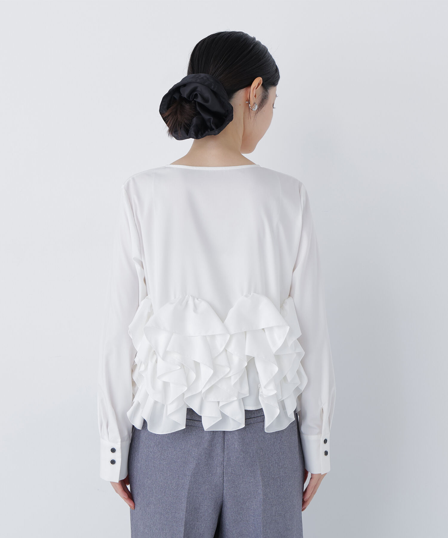  「ヘムデザインブラウス」|シャツ・ブラウス|