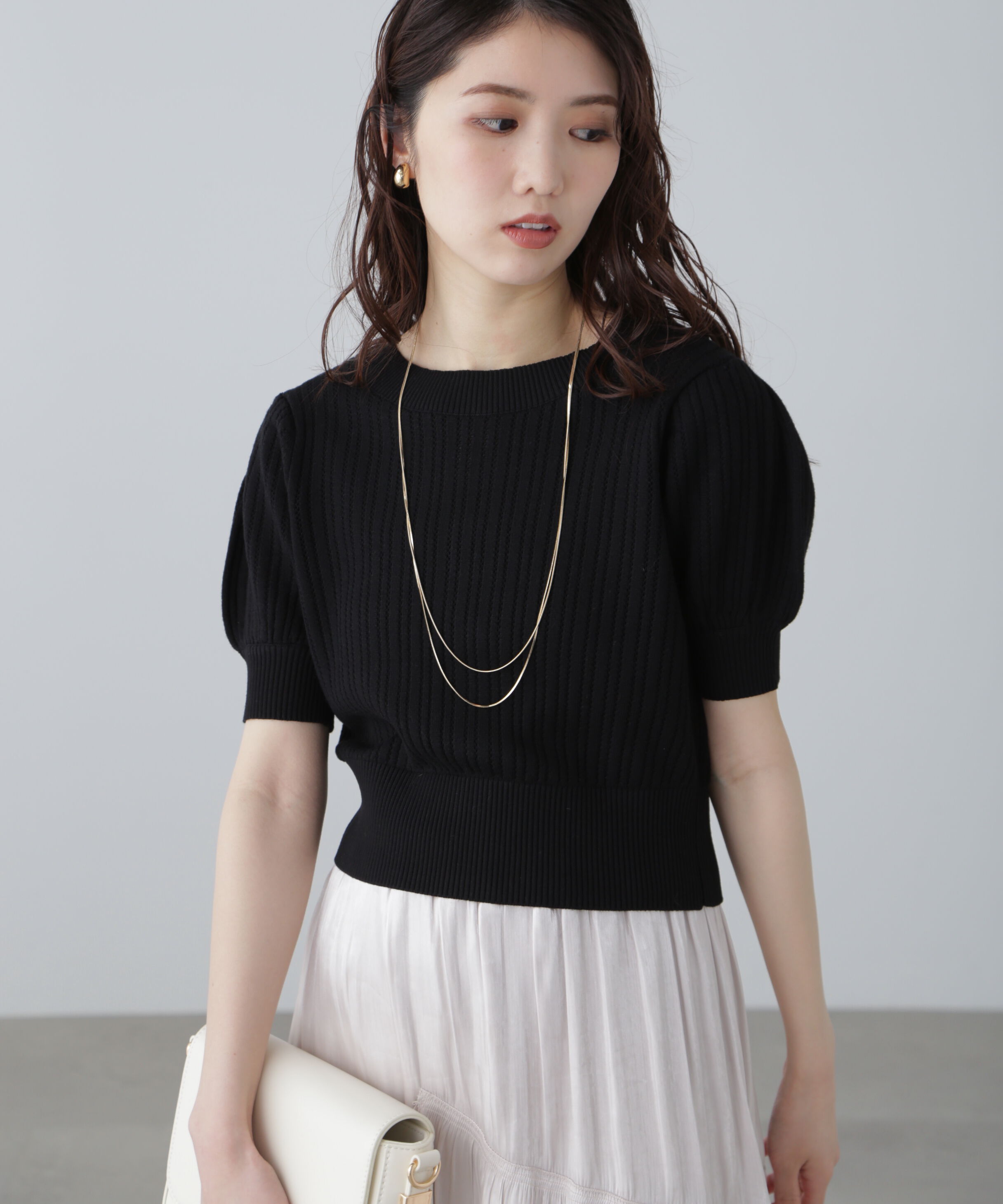  「透かし編み前後2wayカーディガン」|ニット・セーター|