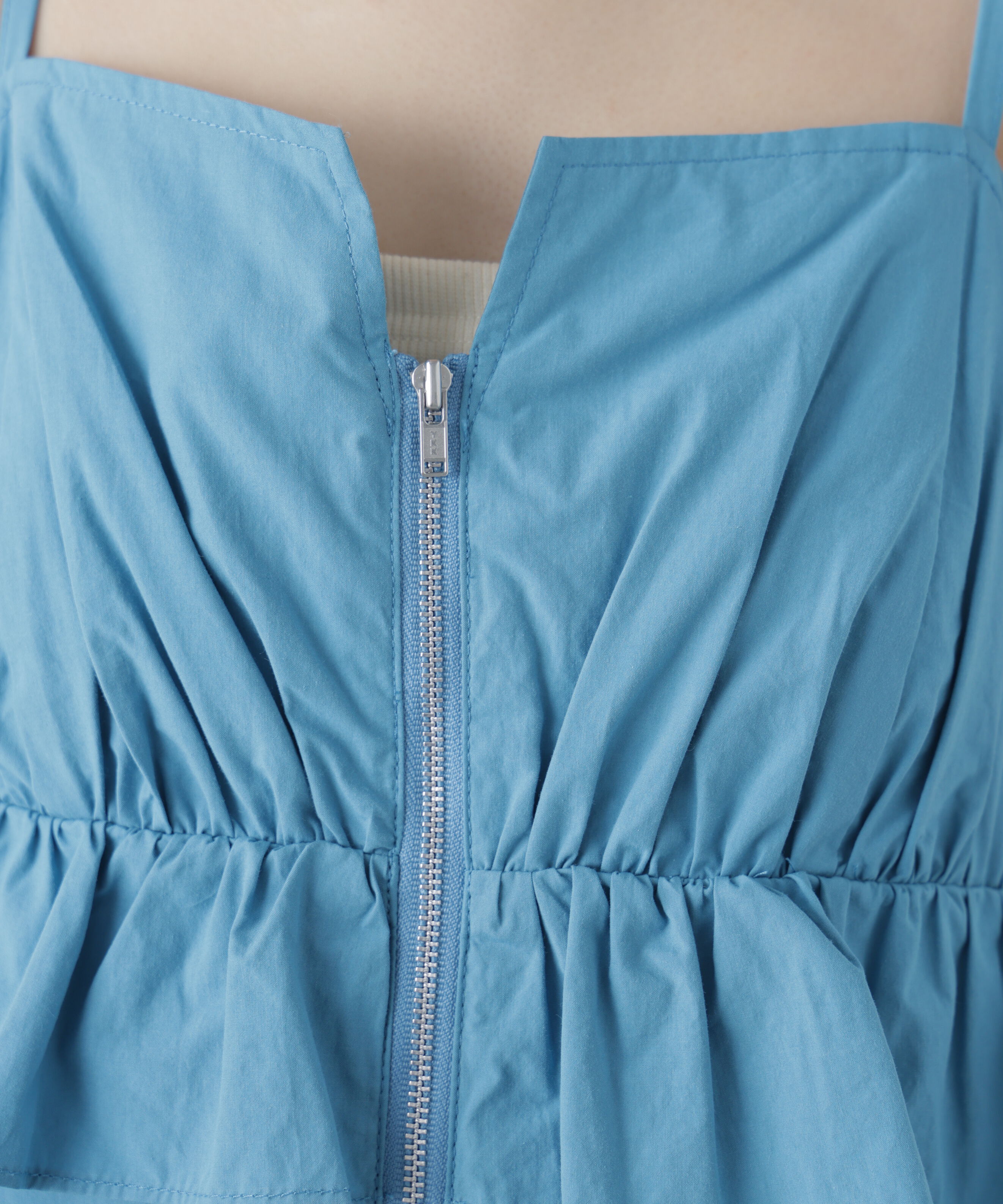  「ペプラムキャミティアードワンピース」|ワンピース|