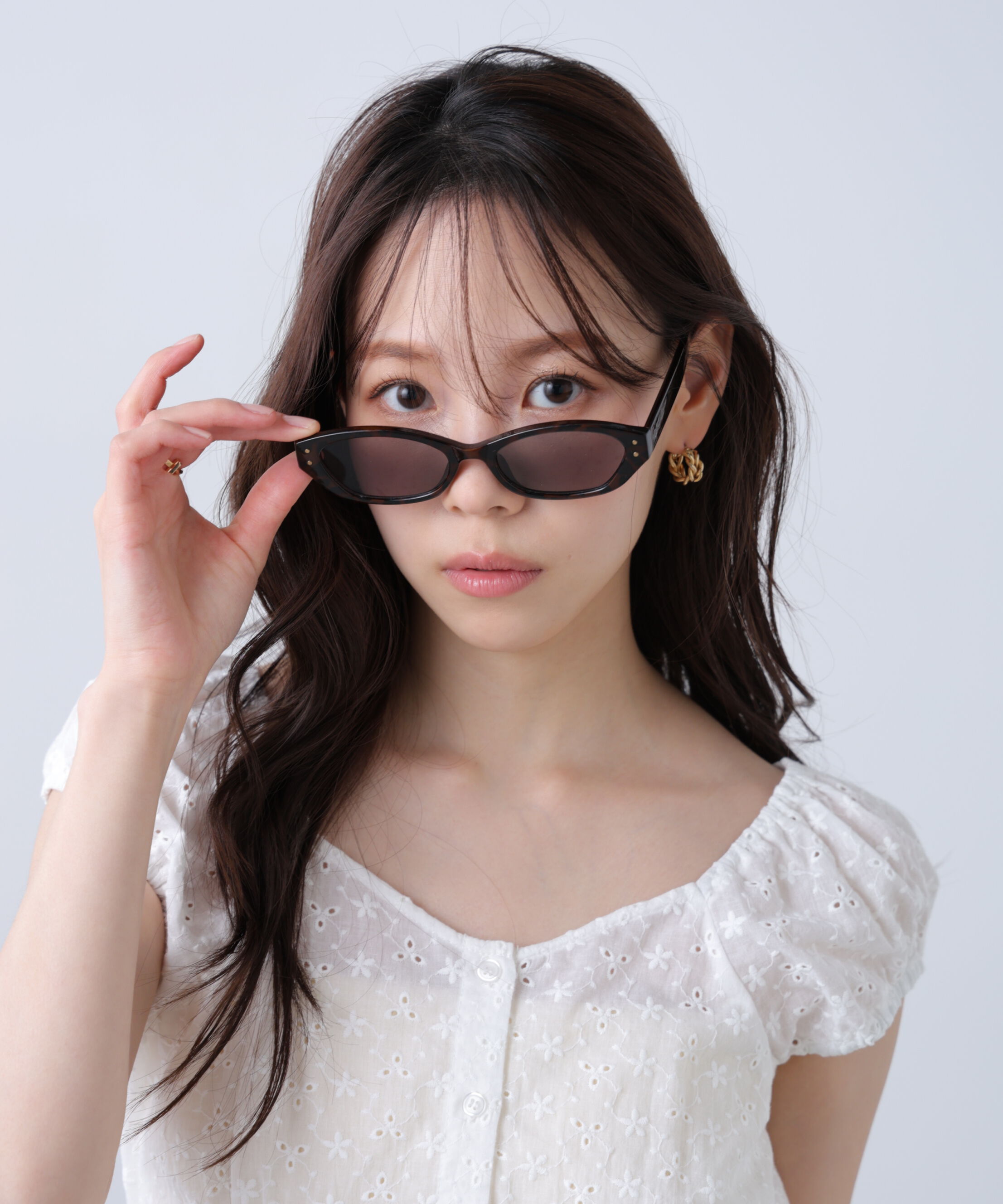  「キャットアイサングラス」|ハンカチ|