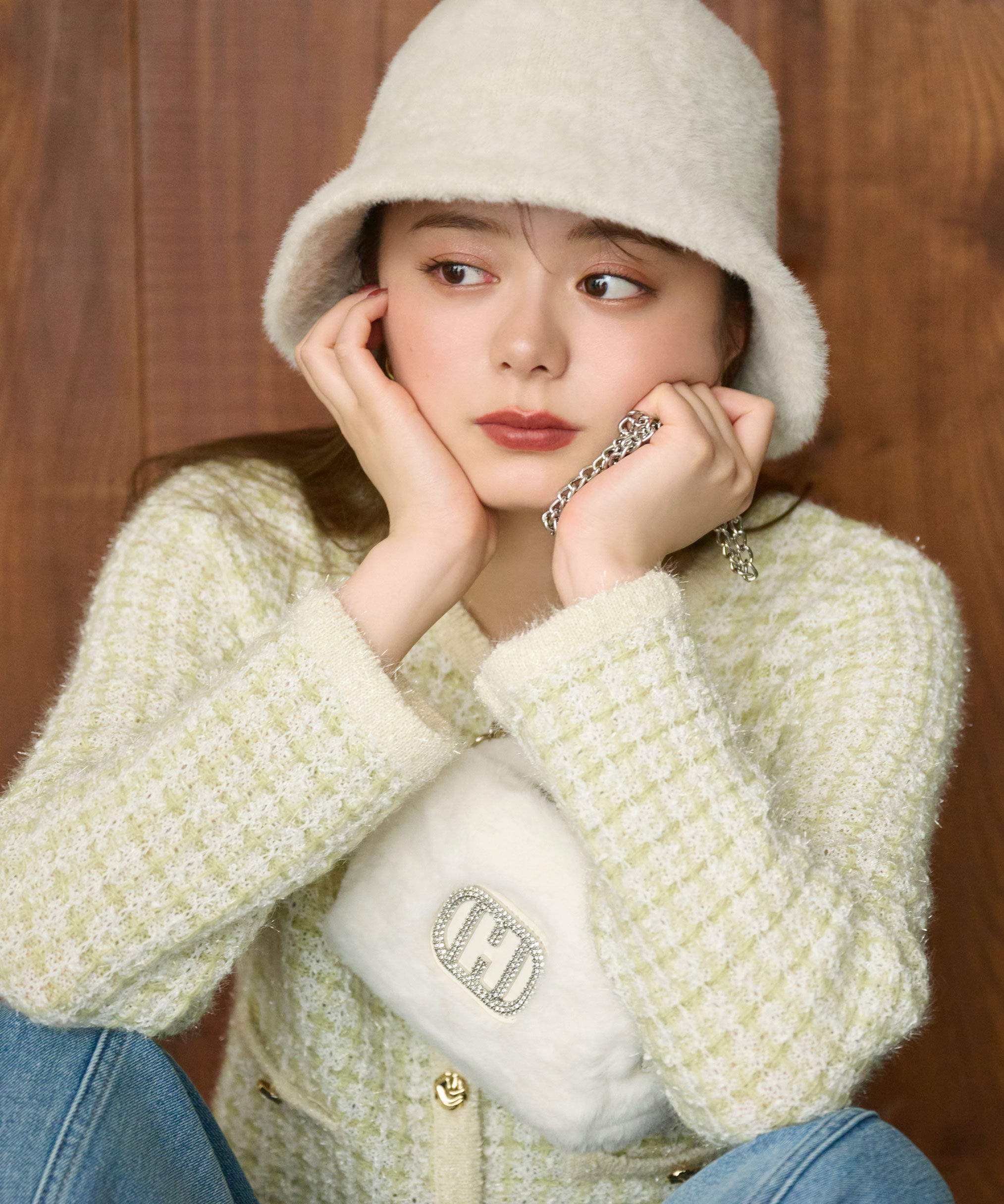  「ヘアリーバケット」|その他|アイボリー