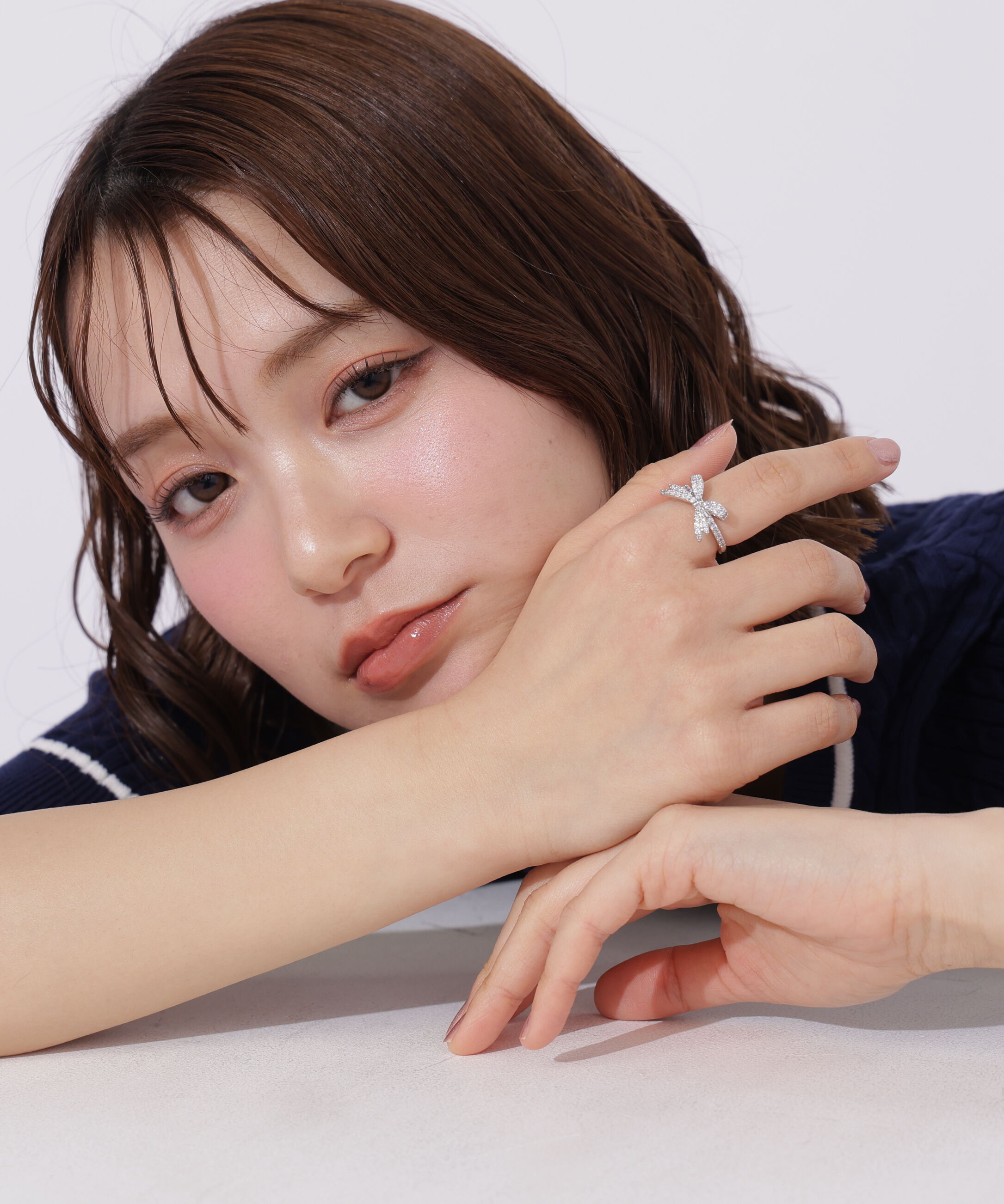  「Cubic パヴェリボンリング」|その他|