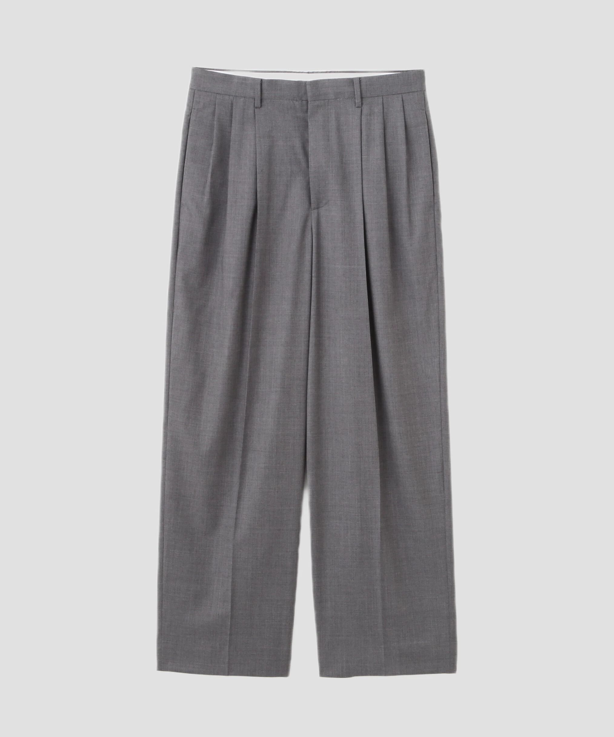 YLEVE 「YLEVE / SUPER120'S CHAMBRAY WOOL 3TACK TROUSERS」|その他|