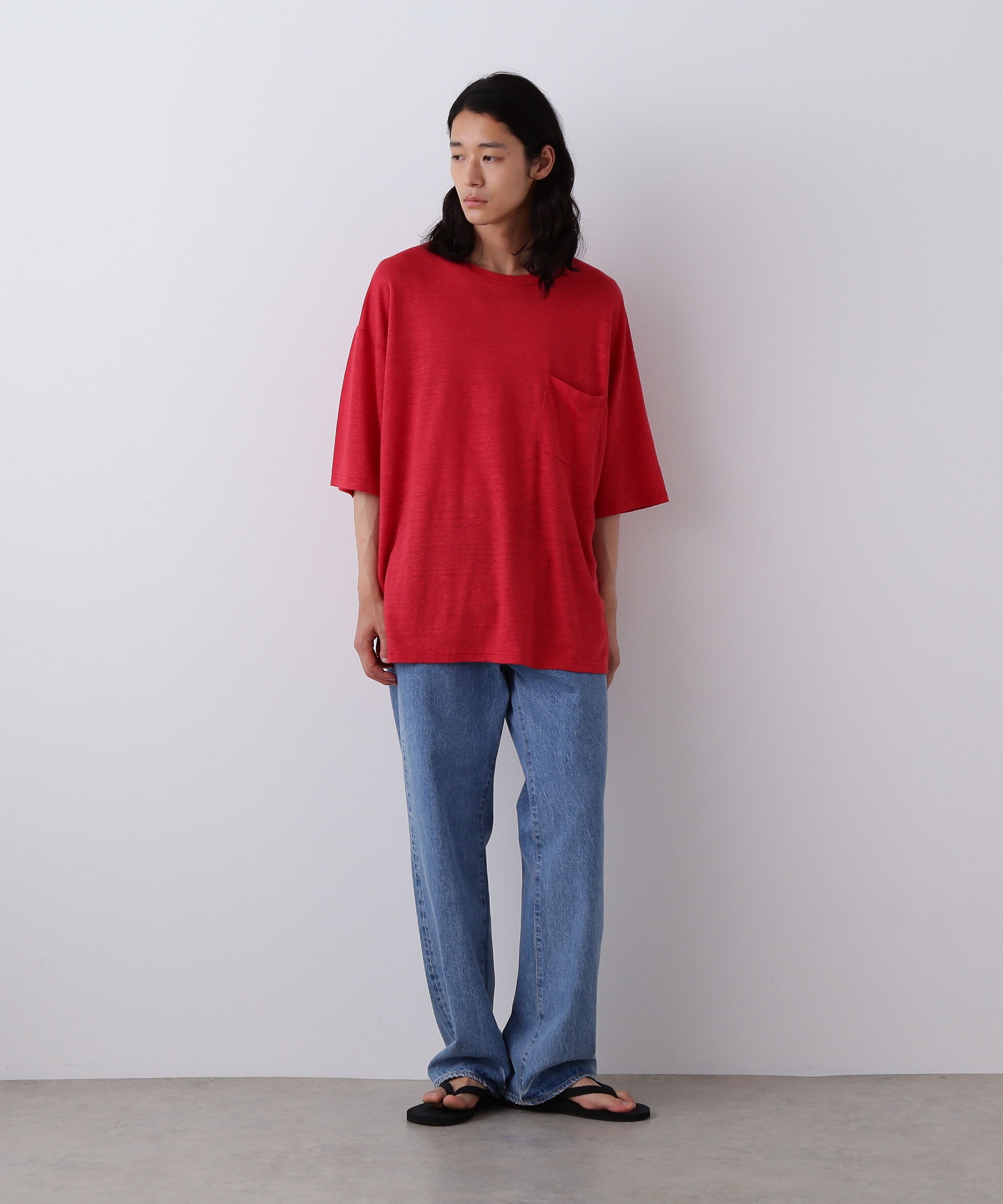 YLEVE 「YLEVE / LINEN POCKET T-SHIRT」|Tシャツ・カットソー|