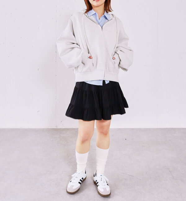 archives「コットンライクティアードミニスカート」|スカート|