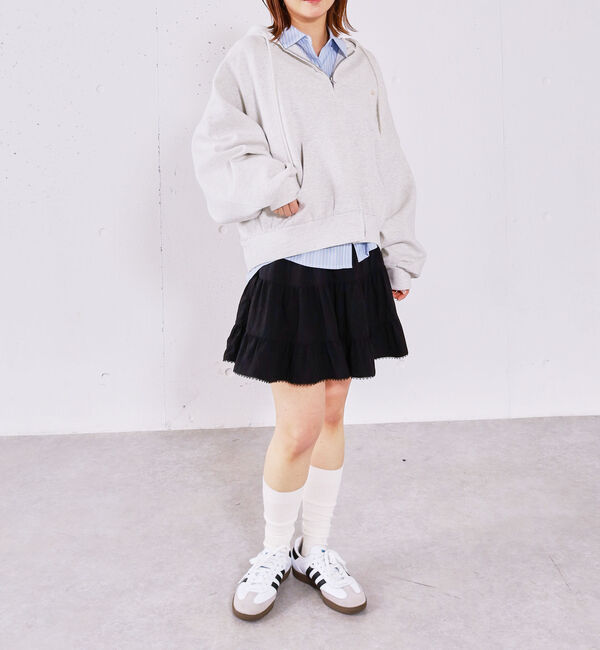 archives「コットンライクティアードミニスカート」|スカート|