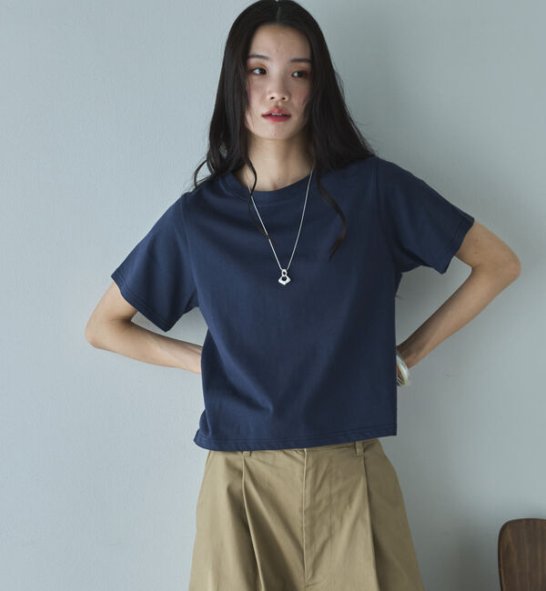 Doux archives「コンパクトＴｅｅ」|Tシャツ・カットソー|NAVY