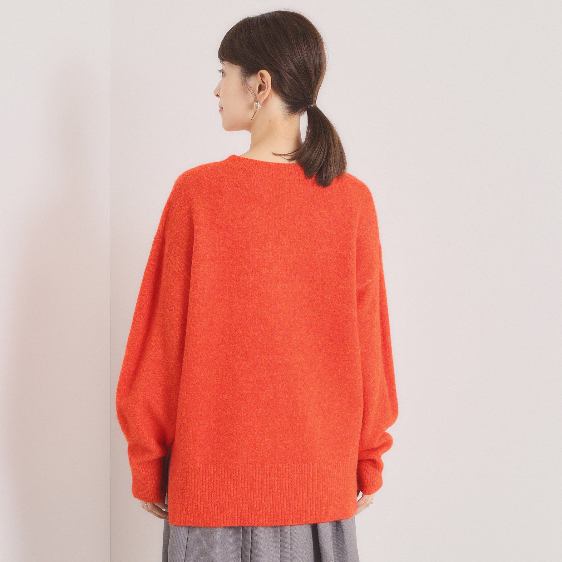 ITS&rsquo;DEMO「【洗濯機OK】ミックスヤーンクルーニット」|ニット・セーター|