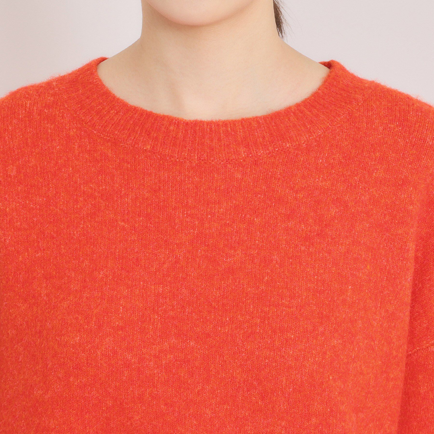 ITS&rsquo;DEMO「【洗濯機OK】ミックスヤーンクルーニット」|ニット・セーター|