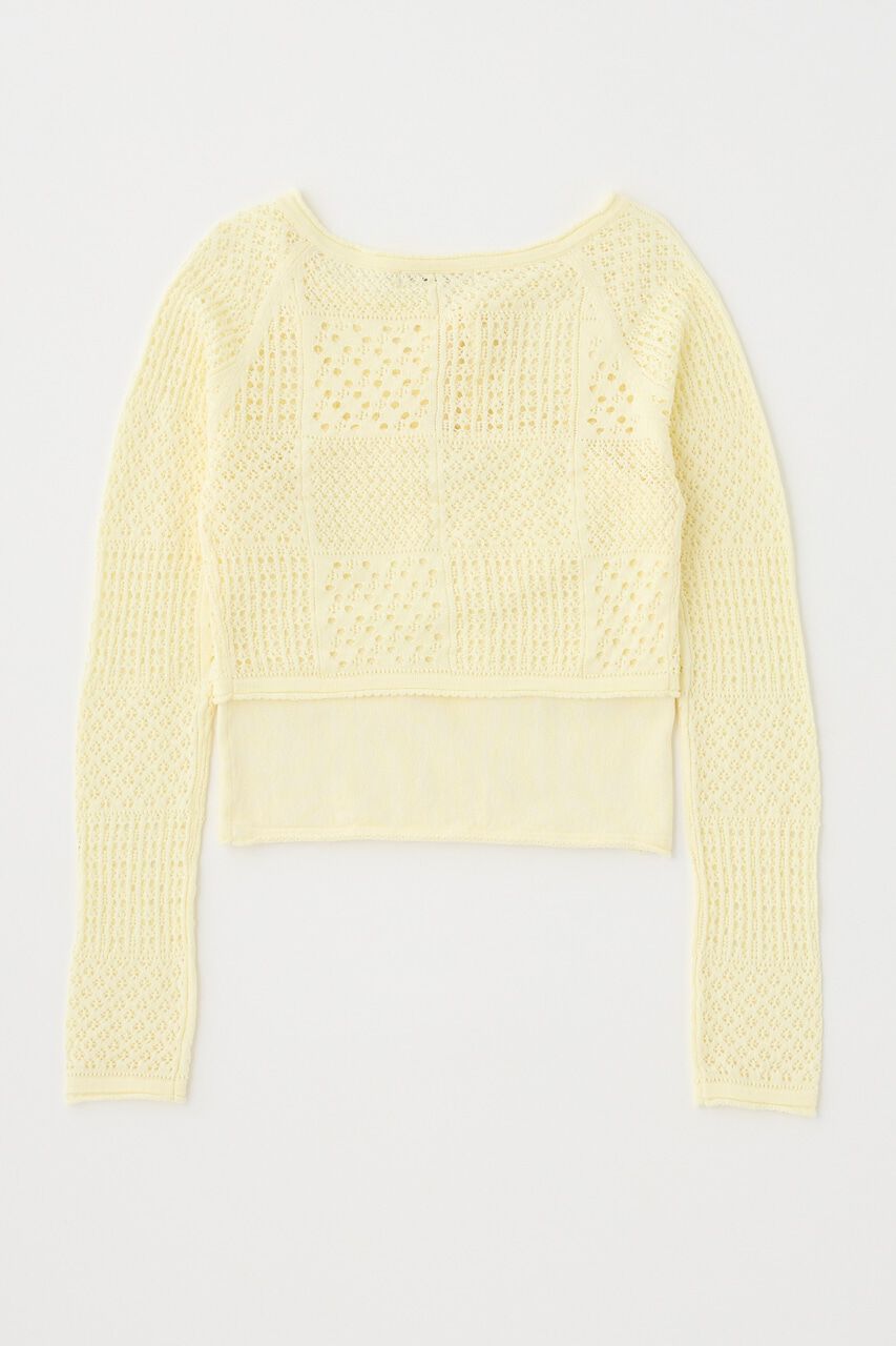 MOUSSY「OPENWORK KNIT アンサンブル」|ニット・セーター|
