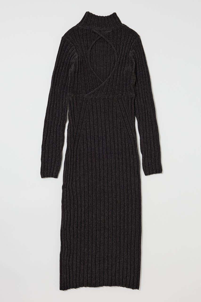 MOUSSY「VELOUR TOUCH KNIT ドレス」|ワンピース|