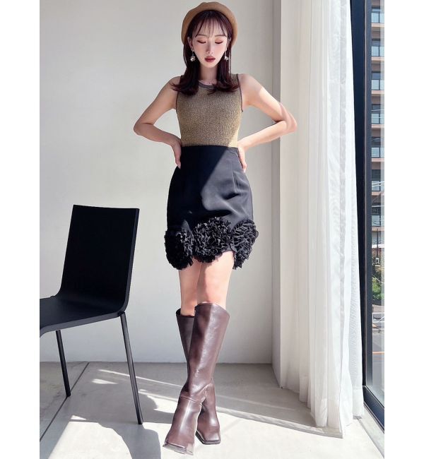 RESEXXY「スクエアトゥロングブーツ」|ロングブーツ|