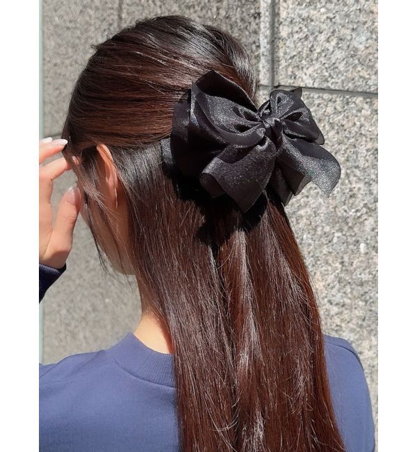 RESEXXY「ビックシアーリボンバレッタ」|その他|ブラック