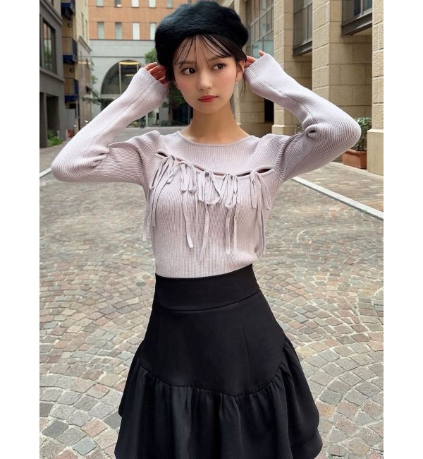 RESEXXY「リボンデザインニットトップス」|ニット・セーター|