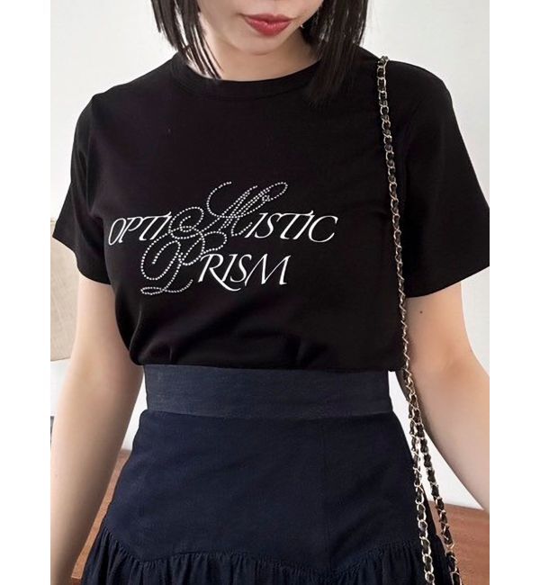 dazzlin「Optimistic PrismTシャツ」|Tシャツ・カットソー|ブラック