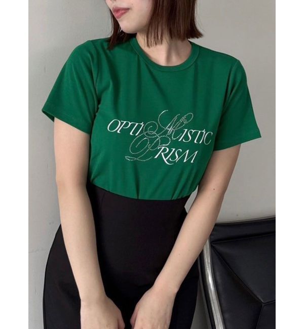 dazzlin「Optimistic PrismTシャツ」|Tシャツ・カットソー|グリーン