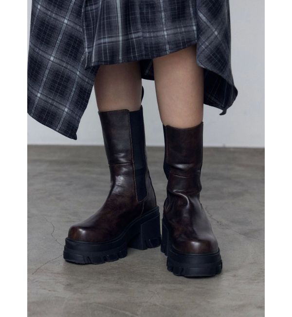 EMODA「サイドゴアタンクブーツ」|ショートブーツ|