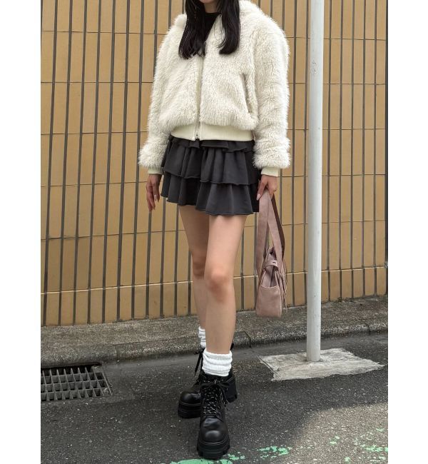 EMODA「フードフェイクファーブルゾン」|ブルゾン・スタジャン|