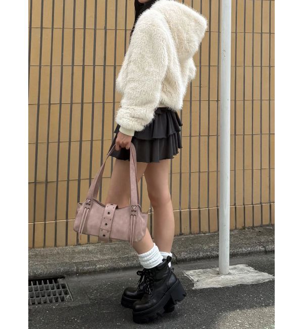 EMODA「フードフェイクファーブルゾン」|ブルゾン・スタジャン|