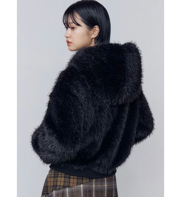 EMODA「フードフェイクファーブルゾン」|ブルゾン・スタジャン|